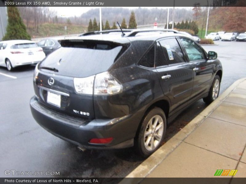 Smokey Granite / Light Gray 2009 Lexus RX 350 AWD