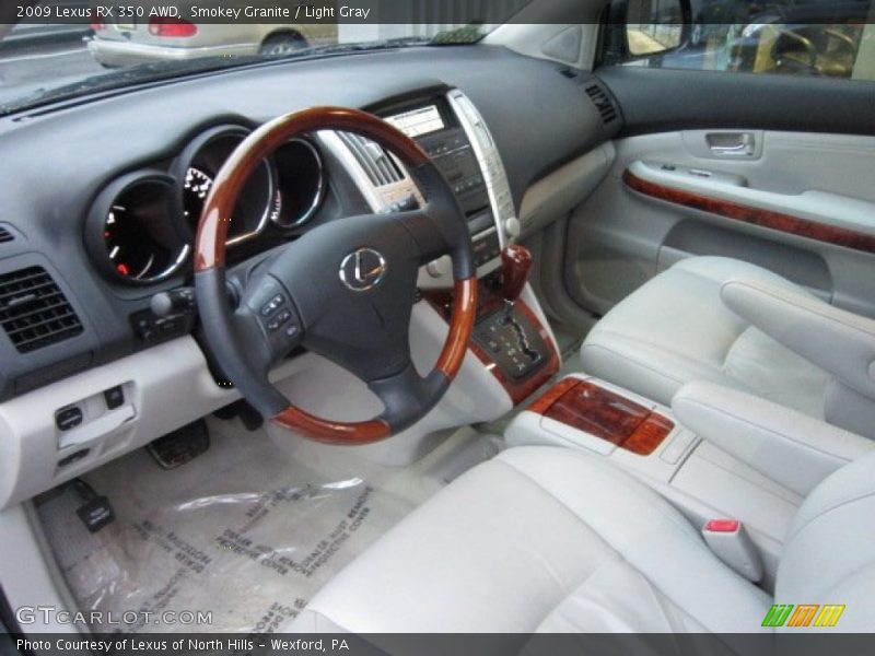 Smokey Granite / Light Gray 2009 Lexus RX 350 AWD