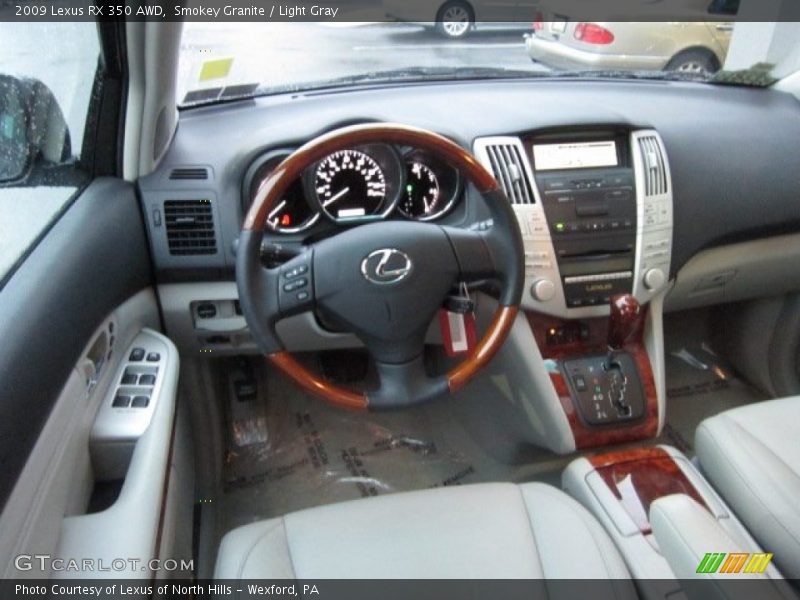 Smokey Granite / Light Gray 2009 Lexus RX 350 AWD