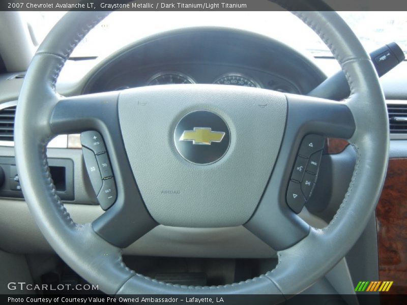 Graystone Metallic / Dark Titanium/Light Titanium 2007 Chevrolet Avalanche LT