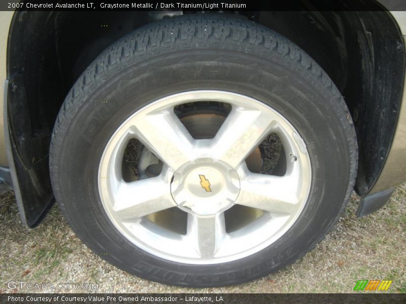 Graystone Metallic / Dark Titanium/Light Titanium 2007 Chevrolet Avalanche LT