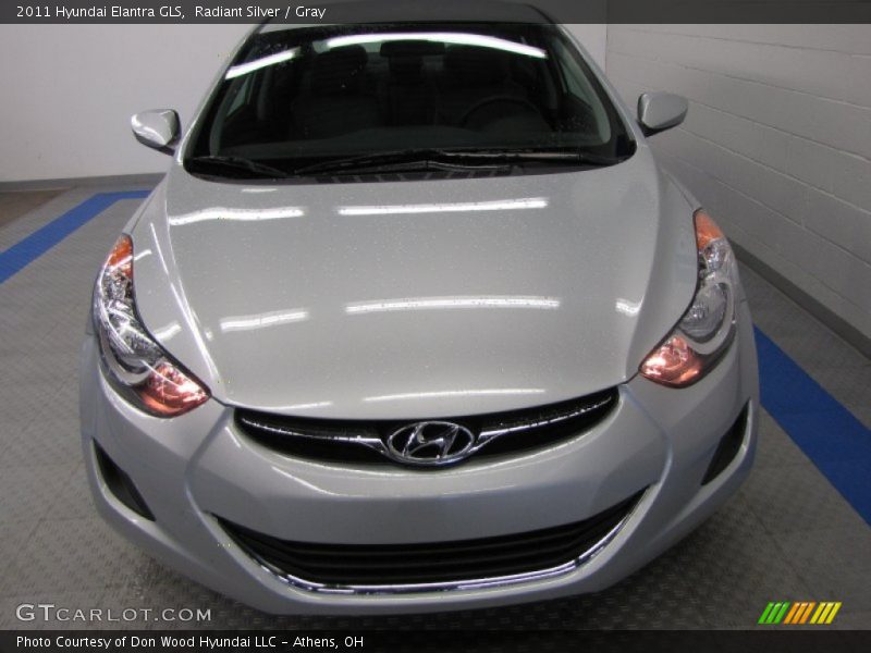 Radiant Silver / Gray 2011 Hyundai Elantra GLS