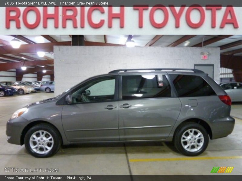 Phantom Gray Pearl / Stone 2005 Toyota Sienna XLE AWD