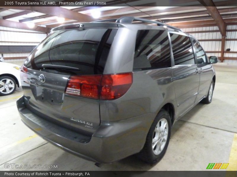 Phantom Gray Pearl / Stone 2005 Toyota Sienna XLE AWD