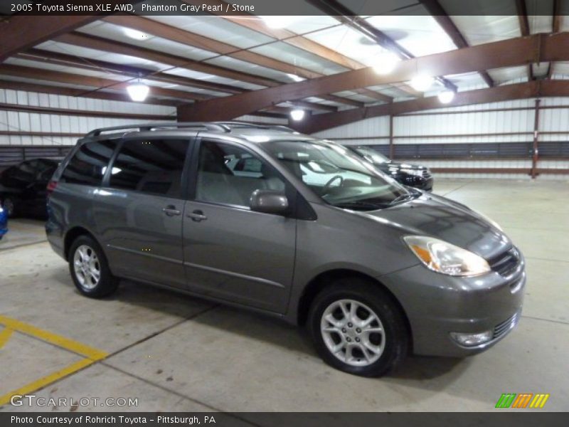 Phantom Gray Pearl / Stone 2005 Toyota Sienna XLE AWD
