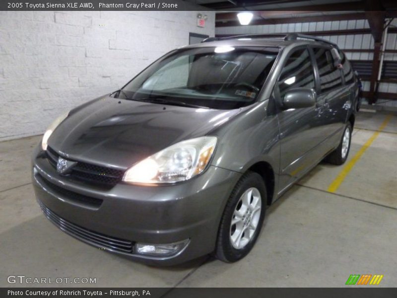 Phantom Gray Pearl / Stone 2005 Toyota Sienna XLE AWD