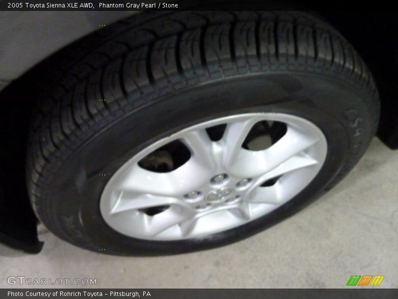 Phantom Gray Pearl / Stone 2005 Toyota Sienna XLE AWD