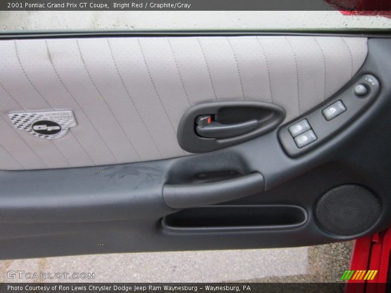 Bright Red / Graphite/Gray 2001 Pontiac Grand Prix GT Coupe