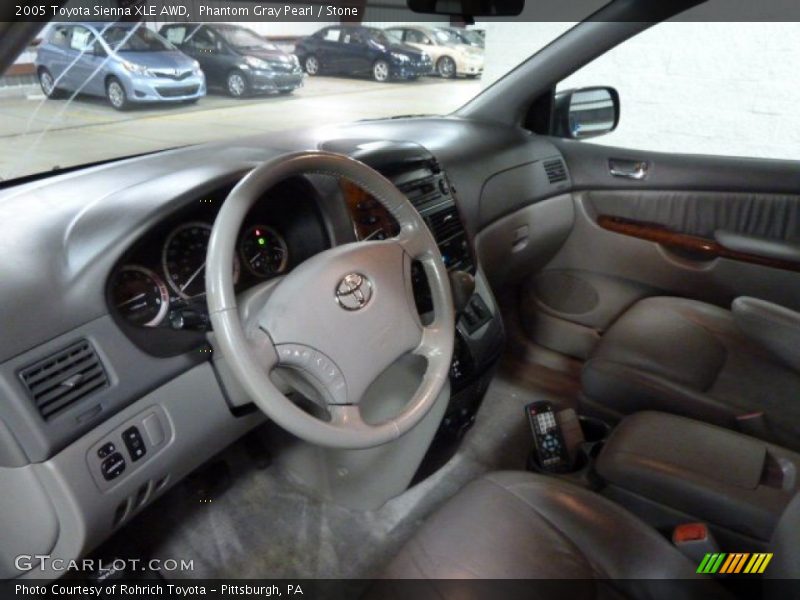 Phantom Gray Pearl / Stone 2005 Toyota Sienna XLE AWD