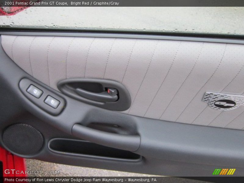 Bright Red / Graphite/Gray 2001 Pontiac Grand Prix GT Coupe