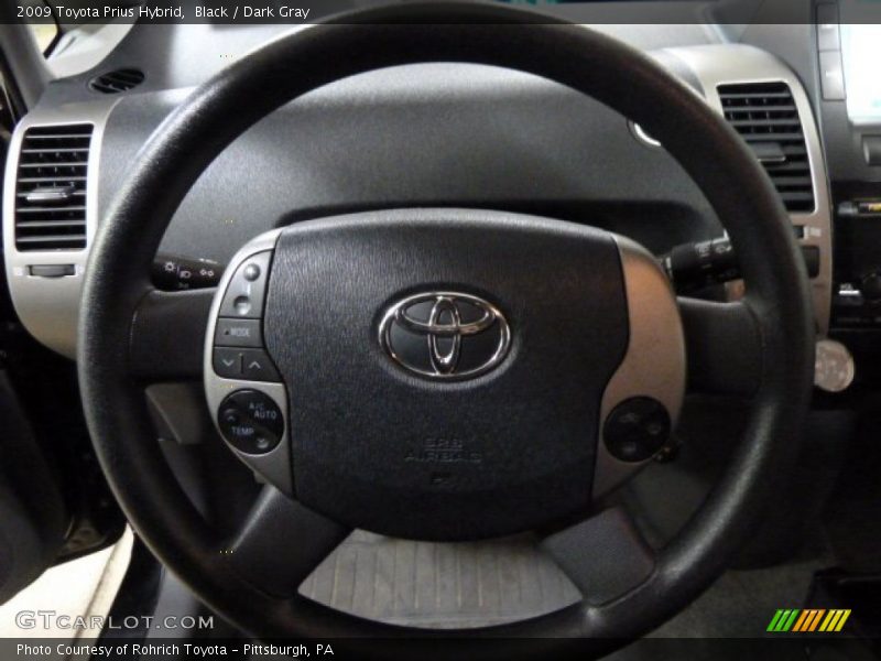 Black / Dark Gray 2009 Toyota Prius Hybrid