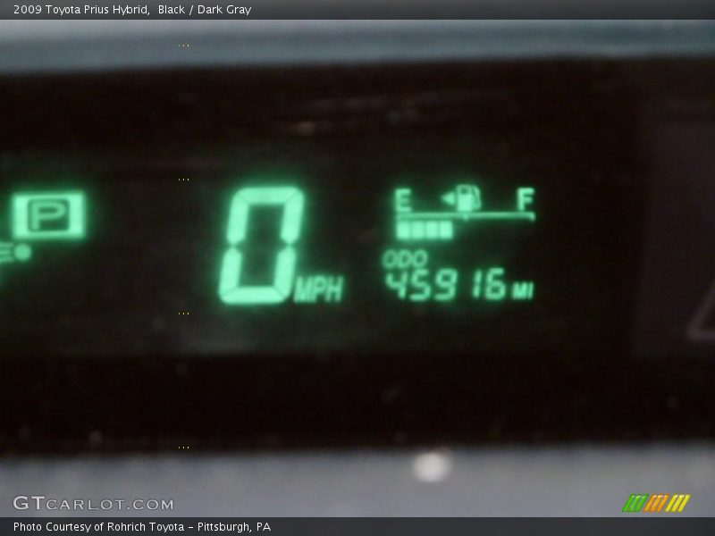 Black / Dark Gray 2009 Toyota Prius Hybrid