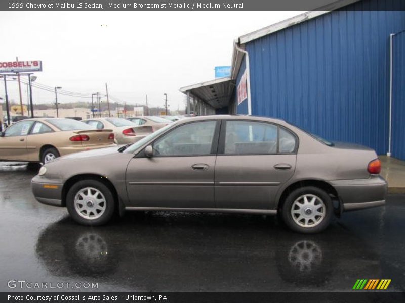 Medium Bronzemist Metallic / Medium Neutral 1999 Chevrolet Malibu LS Sedan
