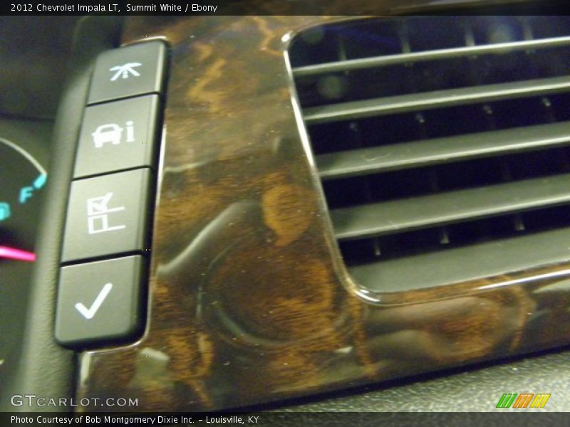 Summit White / Ebony 2012 Chevrolet Impala LT