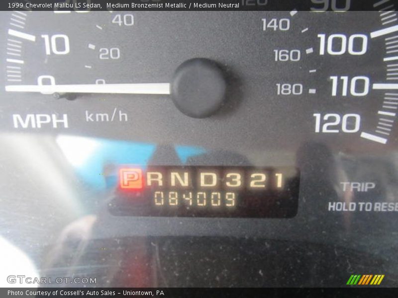 Medium Bronzemist Metallic / Medium Neutral 1999 Chevrolet Malibu LS Sedan