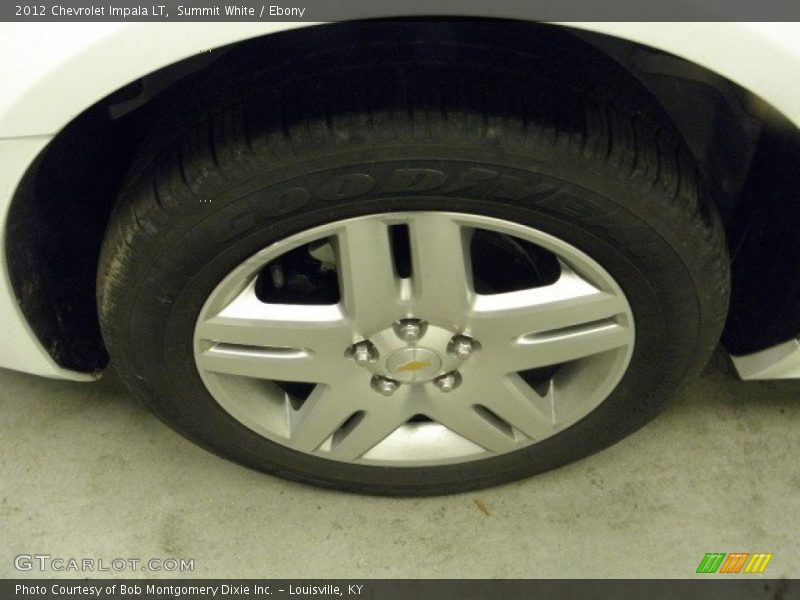 Summit White / Ebony 2012 Chevrolet Impala LT