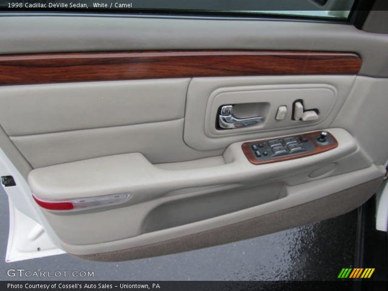 White / Camel 1998 Cadillac DeVille Sedan