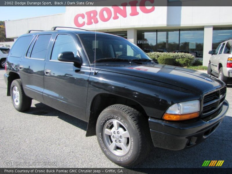 Black / Dark Slate Gray 2002 Dodge Durango Sport