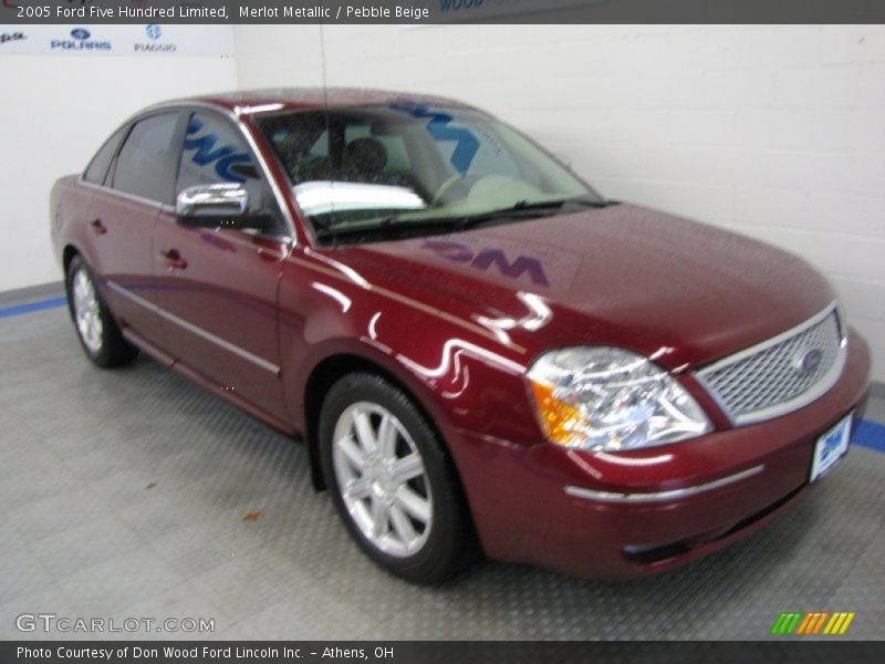 Merlot Metallic / Pebble Beige 2005 Ford Five Hundred Limited