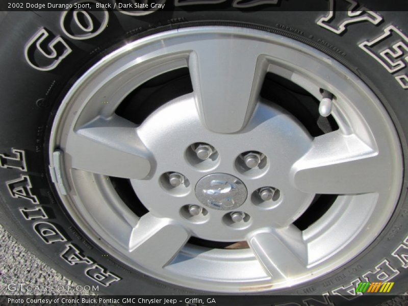 Black / Dark Slate Gray 2002 Dodge Durango Sport