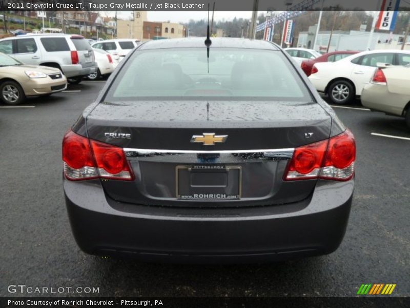 Taupe Gray Metallic / Jet Black Leather 2011 Chevrolet Cruze LT