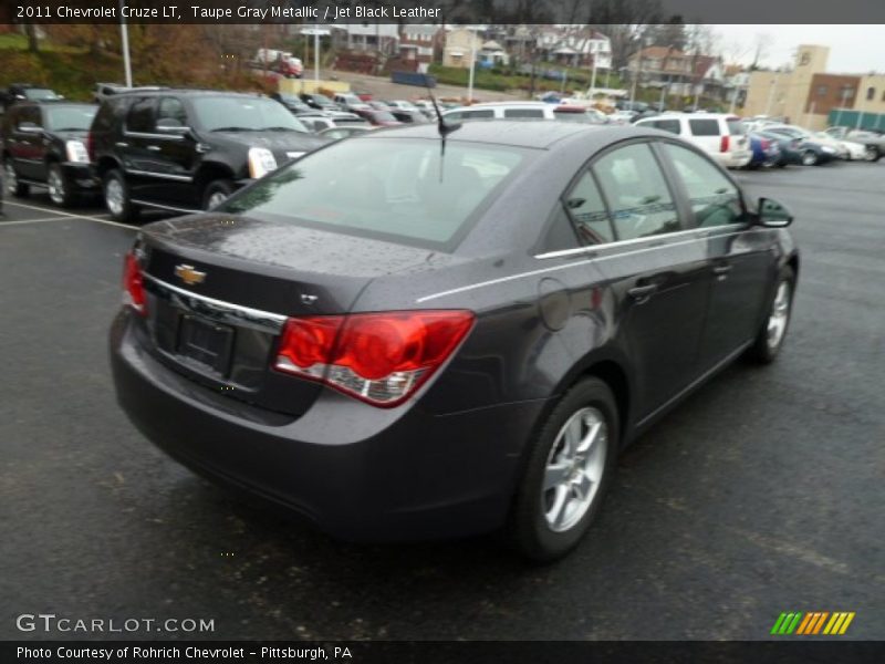 Taupe Gray Metallic / Jet Black Leather 2011 Chevrolet Cruze LT