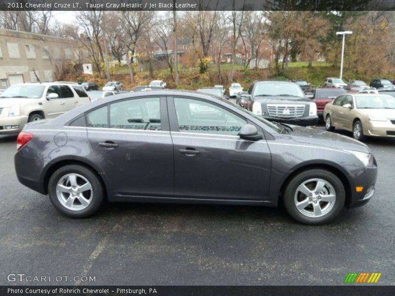 Taupe Gray Metallic / Jet Black Leather 2011 Chevrolet Cruze LT