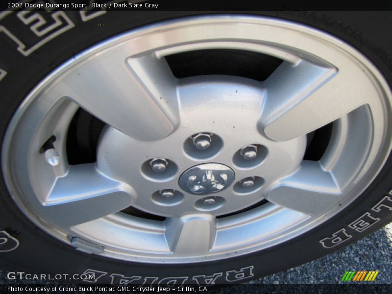 Black / Dark Slate Gray 2002 Dodge Durango Sport