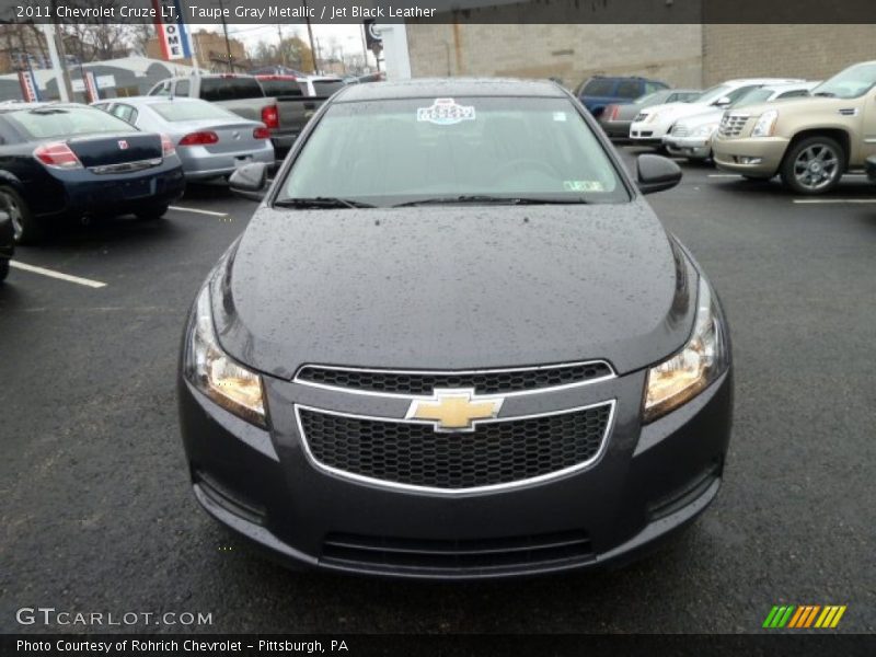 Taupe Gray Metallic / Jet Black Leather 2011 Chevrolet Cruze LT