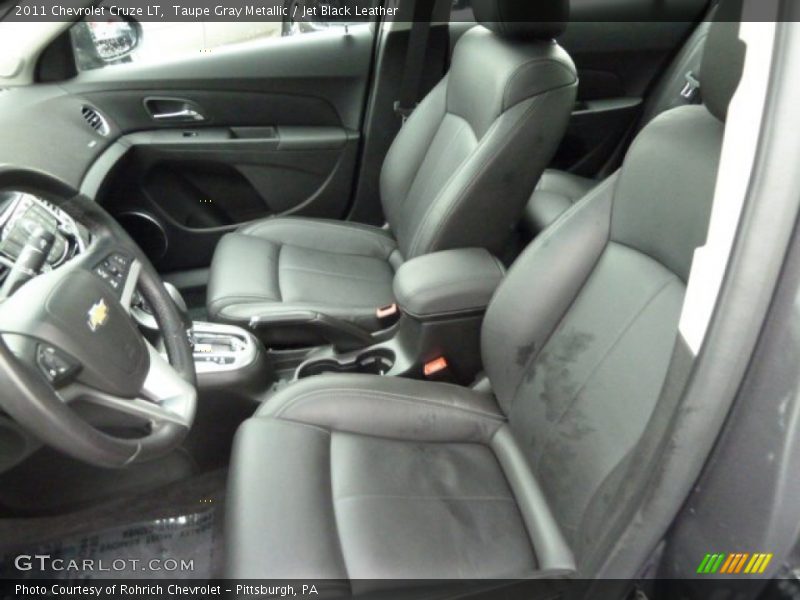 Taupe Gray Metallic / Jet Black Leather 2011 Chevrolet Cruze LT