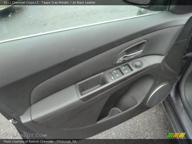 Taupe Gray Metallic / Jet Black Leather 2011 Chevrolet Cruze LT