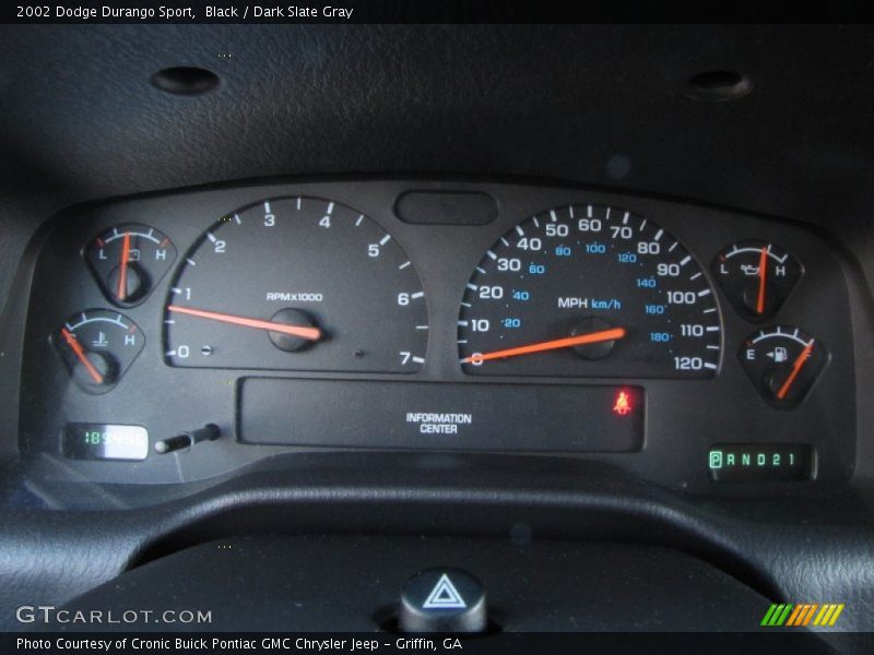  2002 Durango Sport Sport Gauges