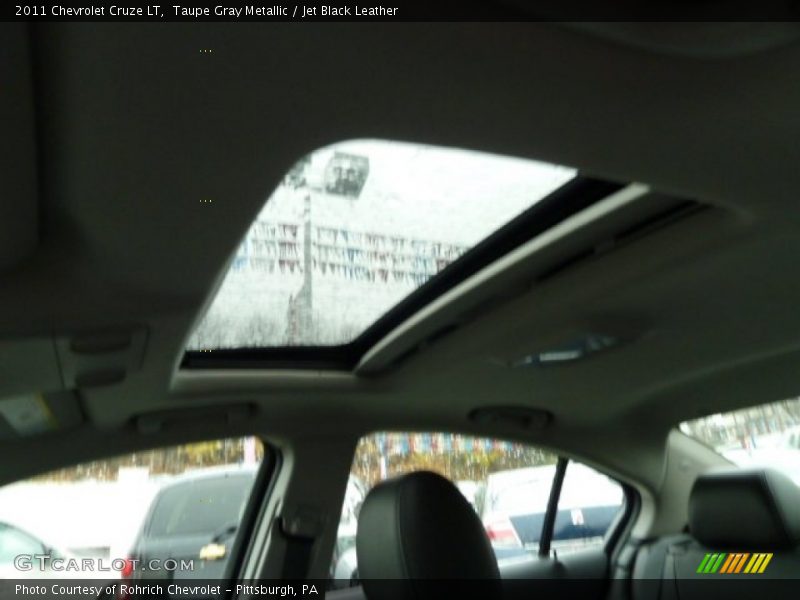 Taupe Gray Metallic / Jet Black Leather 2011 Chevrolet Cruze LT