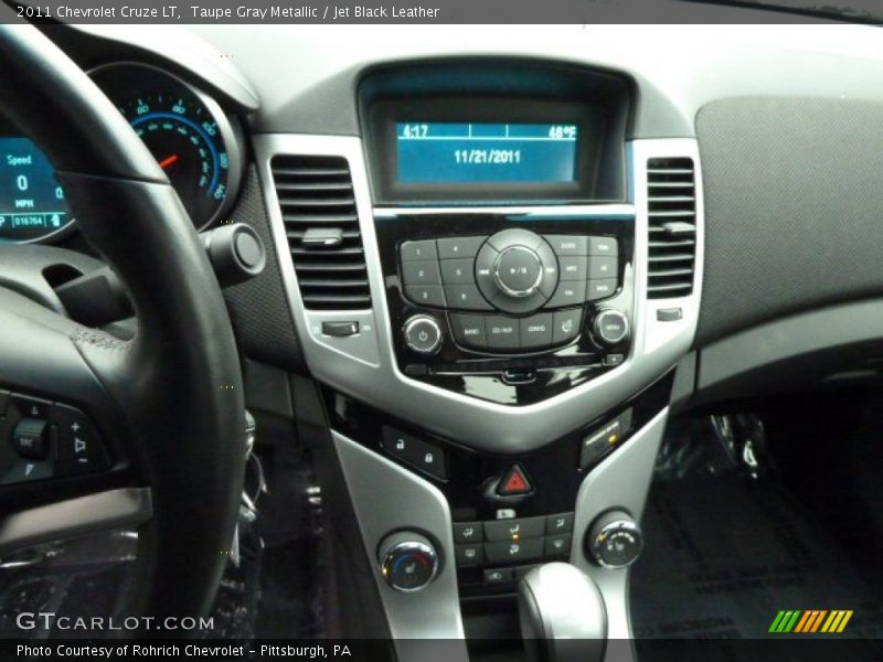 Taupe Gray Metallic / Jet Black Leather 2011 Chevrolet Cruze LT