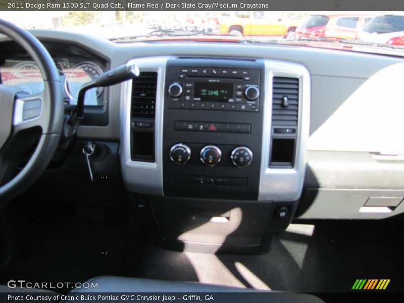 Flame Red / Dark Slate Gray/Medium Graystone 2011 Dodge Ram 1500 SLT Quad Cab