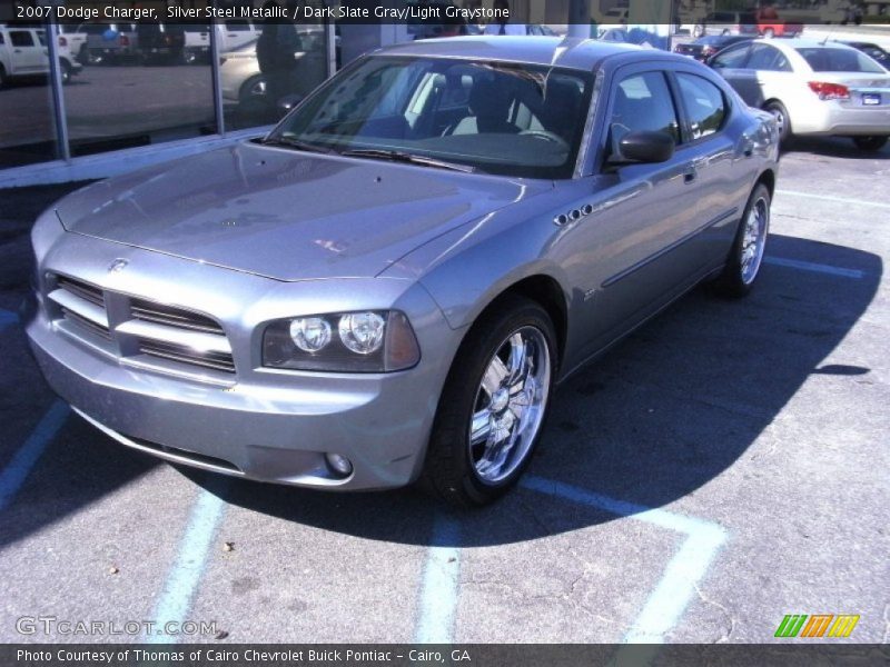 Silver Steel Metallic / Dark Slate Gray/Light Graystone 2007 Dodge Charger
