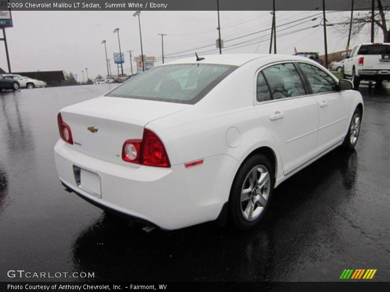 Summit White / Ebony 2009 Chevrolet Malibu LT Sedan