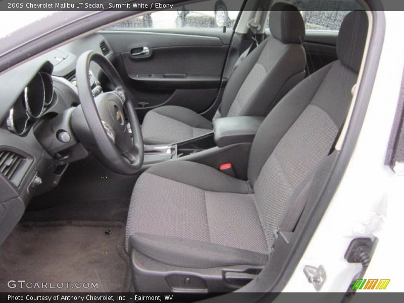 Summit White / Ebony 2009 Chevrolet Malibu LT Sedan