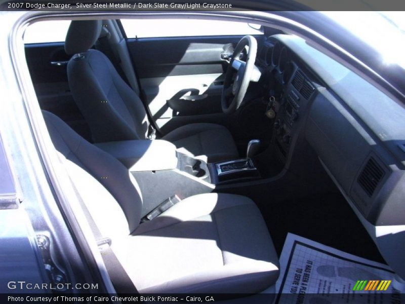 Silver Steel Metallic / Dark Slate Gray/Light Graystone 2007 Dodge Charger