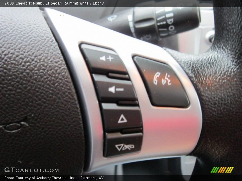 Summit White / Ebony 2009 Chevrolet Malibu LT Sedan