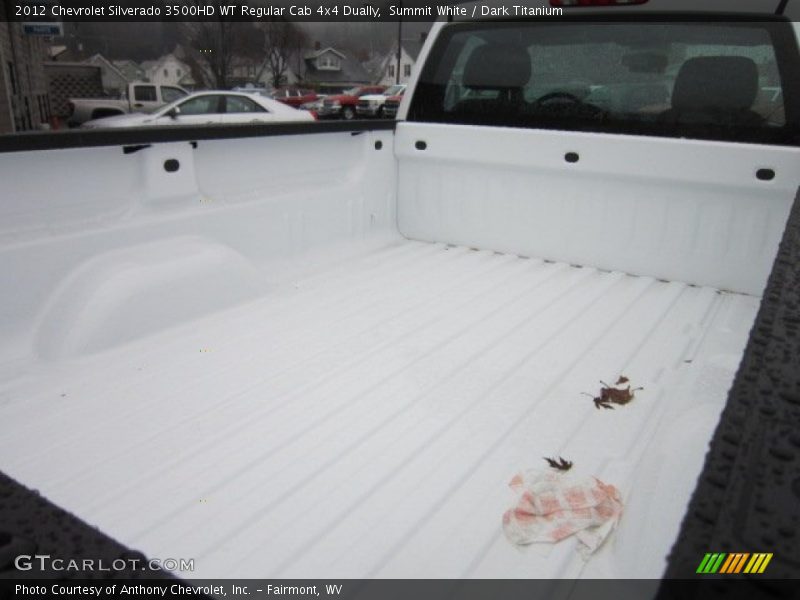 Summit White / Dark Titanium 2012 Chevrolet Silverado 3500HD WT Regular Cab 4x4 Dually