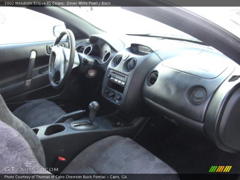 Dover White Pearl / Black 2002 Mitsubishi Eclipse RS Coupe