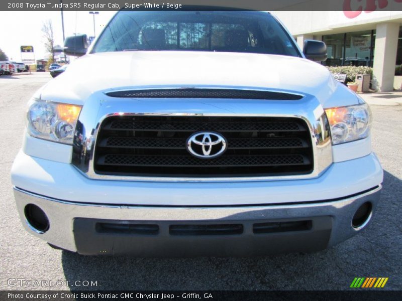 Super White / Beige 2008 Toyota Tundra SR5 Regular Cab