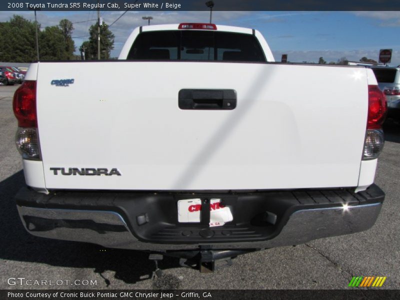 Super White / Beige 2008 Toyota Tundra SR5 Regular Cab