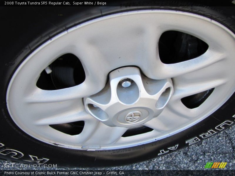 Super White / Beige 2008 Toyota Tundra SR5 Regular Cab