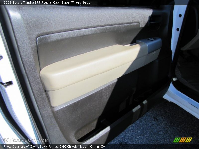 Super White / Beige 2008 Toyota Tundra SR5 Regular Cab
