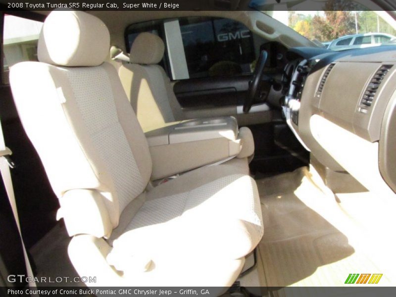 Super White / Beige 2008 Toyota Tundra SR5 Regular Cab