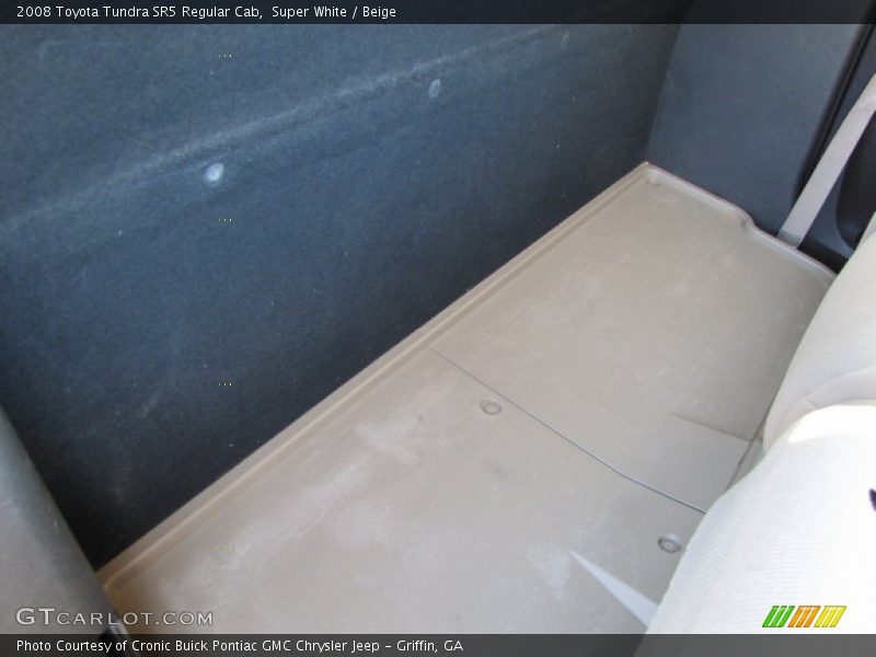Super White / Beige 2008 Toyota Tundra SR5 Regular Cab