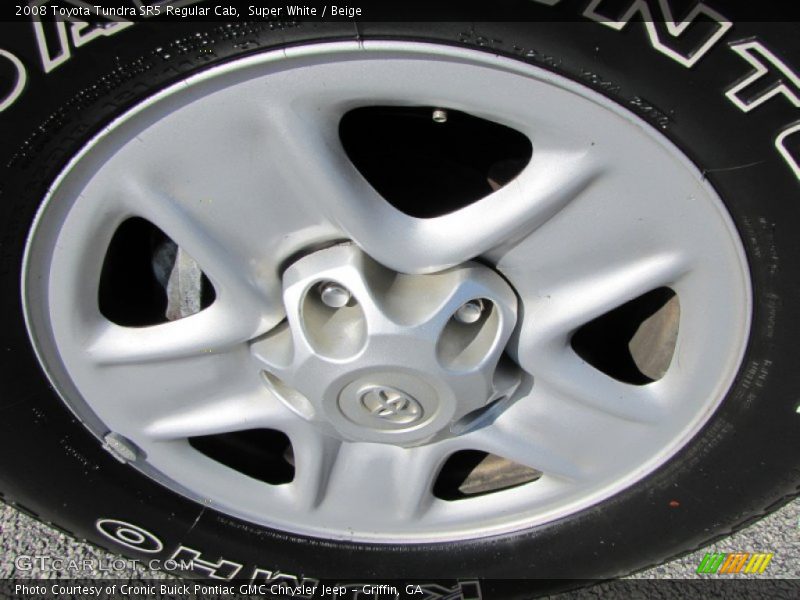 Super White / Beige 2008 Toyota Tundra SR5 Regular Cab