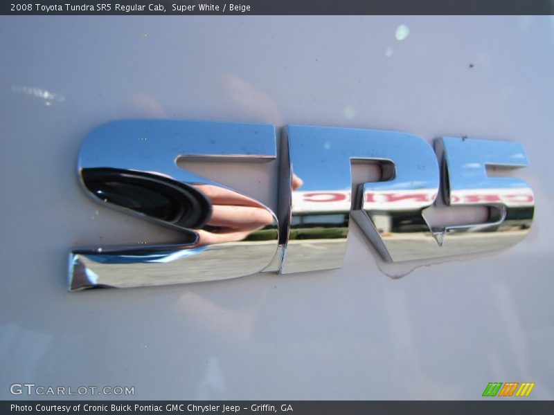 Super White / Beige 2008 Toyota Tundra SR5 Regular Cab